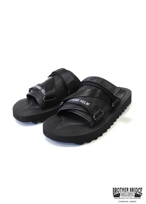 × BROTHER BRIDGE SHARK SOLE W-P SANDAL (BLACK) / ブラザーブリッジコラボサンダル