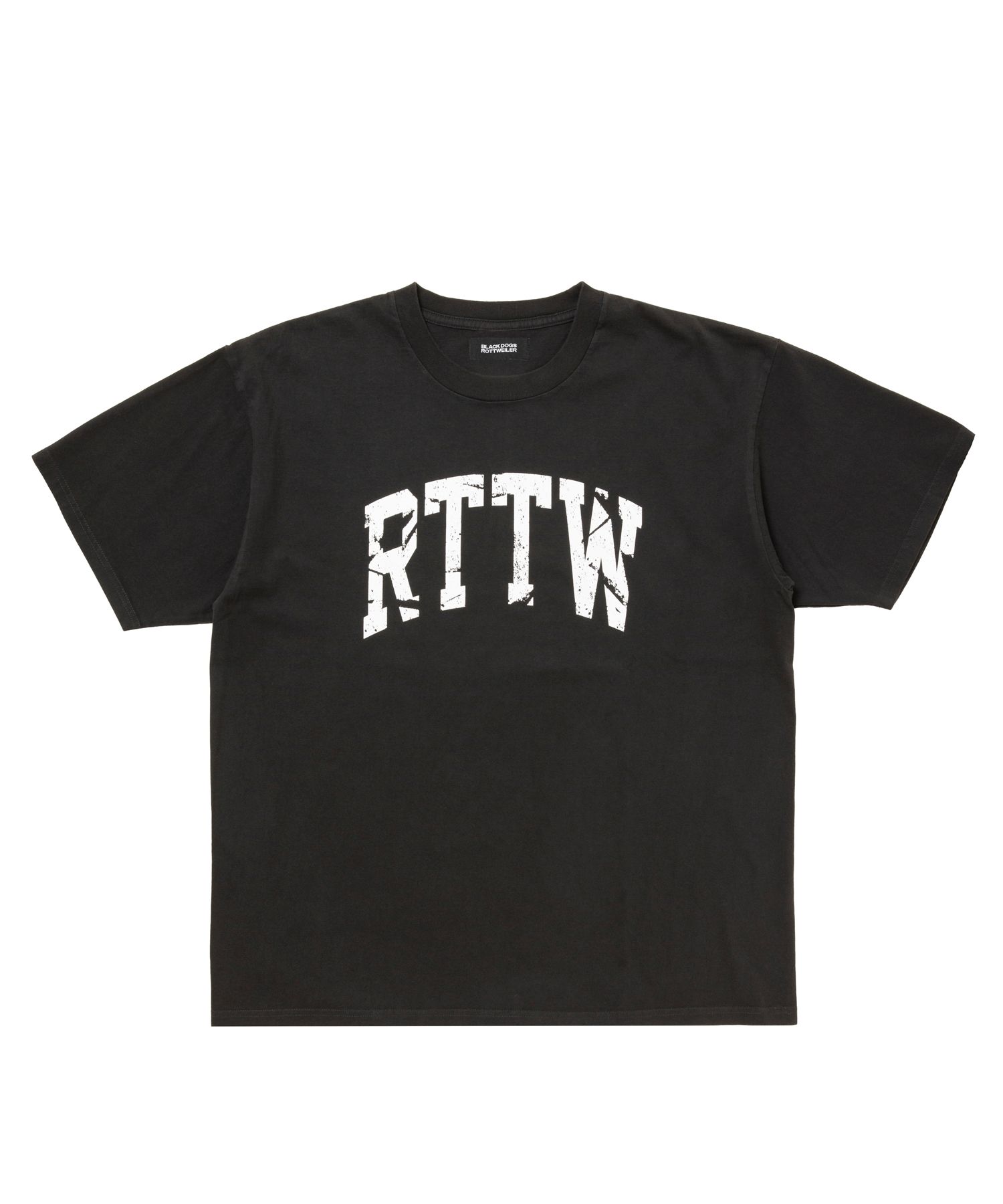 RTTW TEE (JET) / カレッジ ロゴ プリント Tシャツ