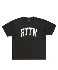 RTTW TEE (JET) / カレッジ ロゴ プリント Tシャツ