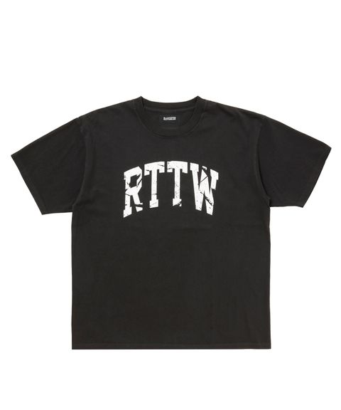 RTTW TEE (JET) / カレッジ ロゴ プリント Tシャツ