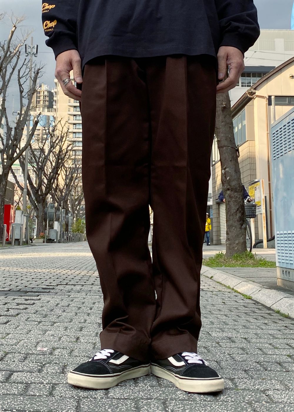 Work Slacks (BROWN) / ワーク スラックス