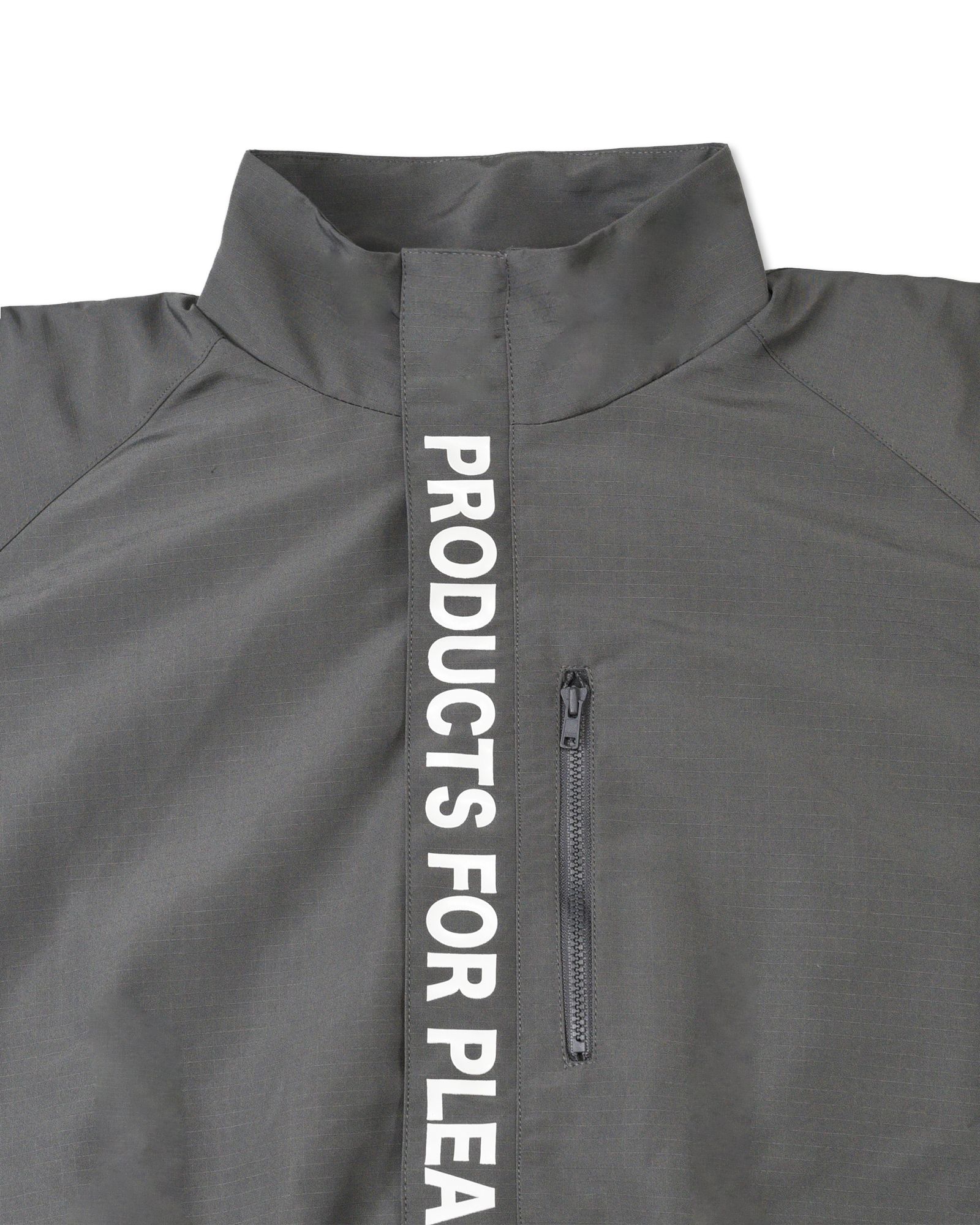 MIL SEEKERS NYLON JACKET (GRAY) / リップストップ ナイロン トラック ジャケット / セットアップ可能