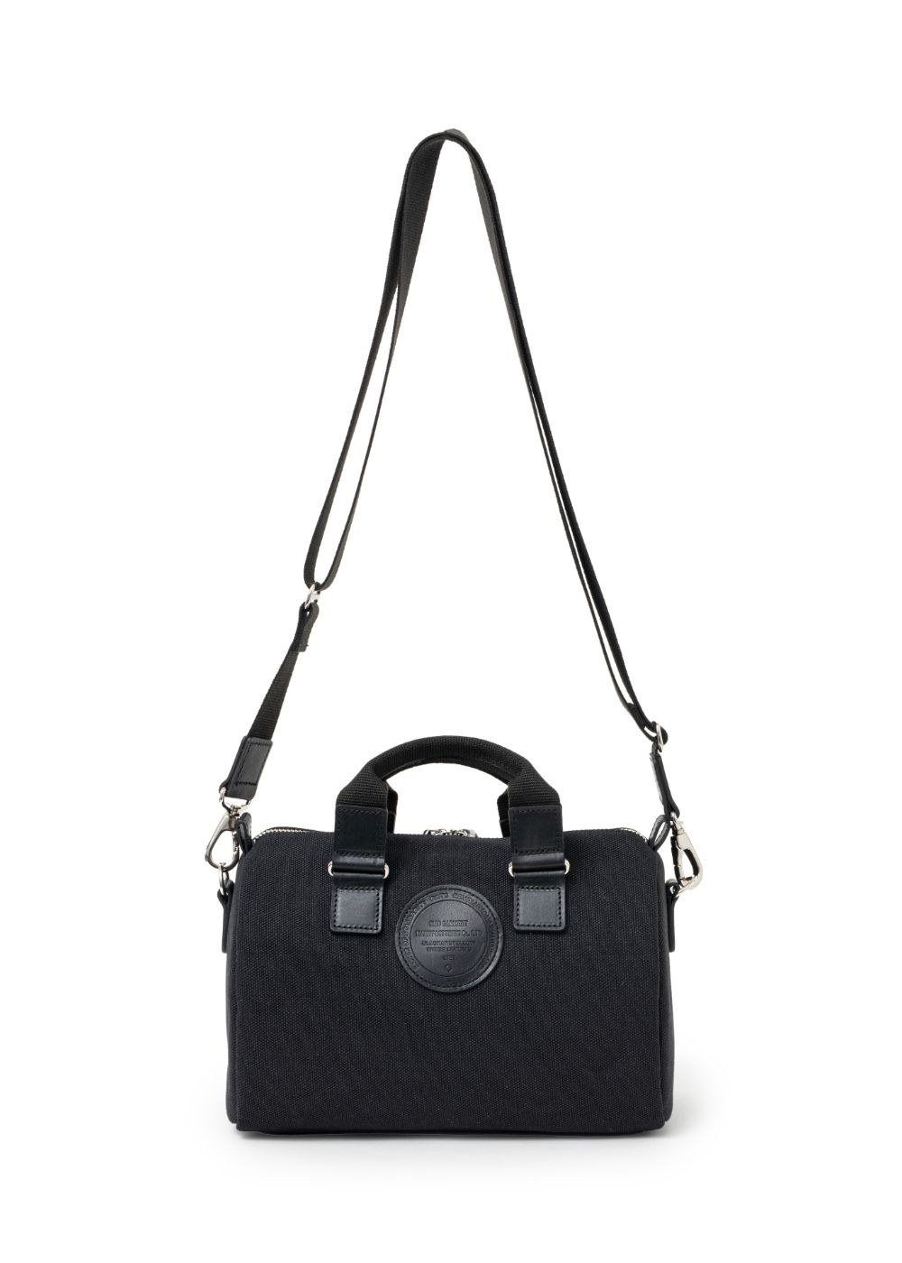 CANVAS MINI BOSTON BAG (BLACK) / キャンバス ミニ ボストンバッグ