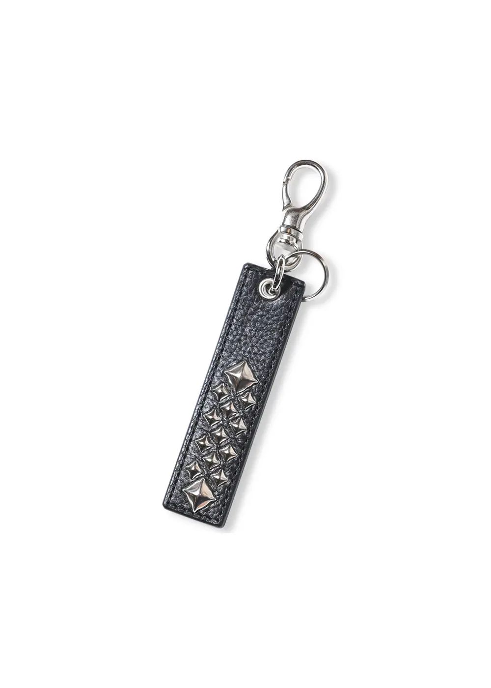 calee レザーキーホルダー CALEE - STUDS LEATHER ASSORT KEY RING <TYPE 1 > (BLACK C