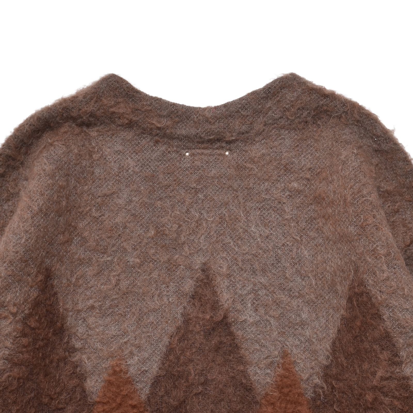 Mohair Argyle Knit Cardigan (BRT) /  アーガイル モヘアニット カーディガン