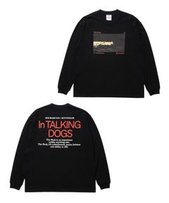 CAL NIGHT LS PHOTO TEE (BLACK) / フォト プリント Tシャツ