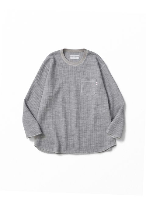 THERMAL SHIRT (GRAY) / サーマル カットソー