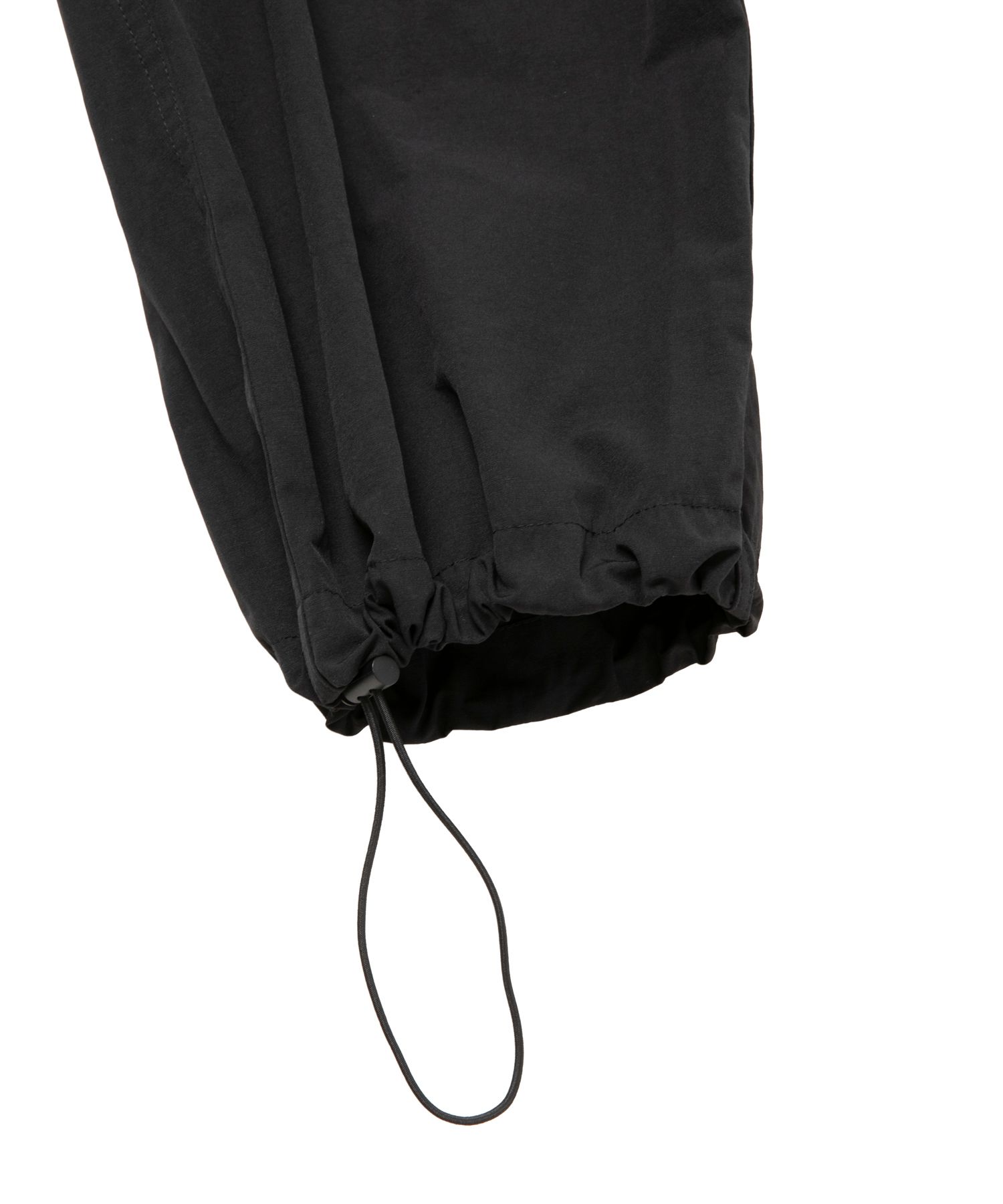 R9 PARACHUTE PANTS (BLACK) / パラシュート パンツ