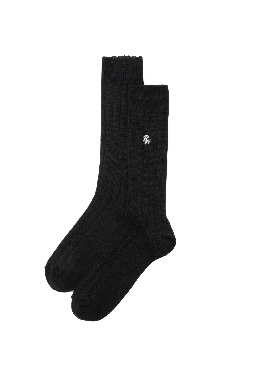 R9 PURPLE SOX (BLACK) / ×パープルズ コラボ ジャガードロゴ ソックス