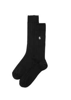 R9 PURPLE SOX (BLACK) / ×パープルズ コラボ ジャガードロゴ ソックス