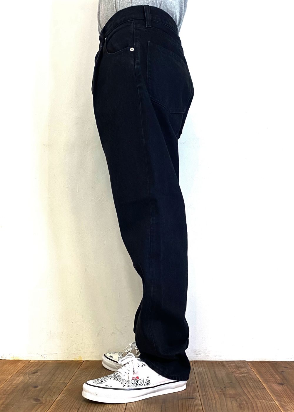 【ラスト1点】R9 DENIM PANTS (BLACK) / デニム パンツ