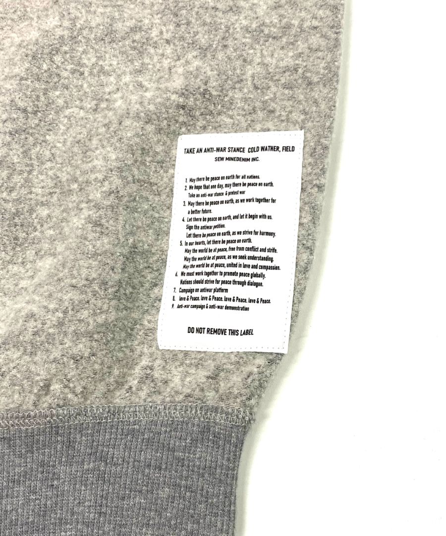 Wool Pile Crewneck Pullover (GRY) / ウール パイル スウェット