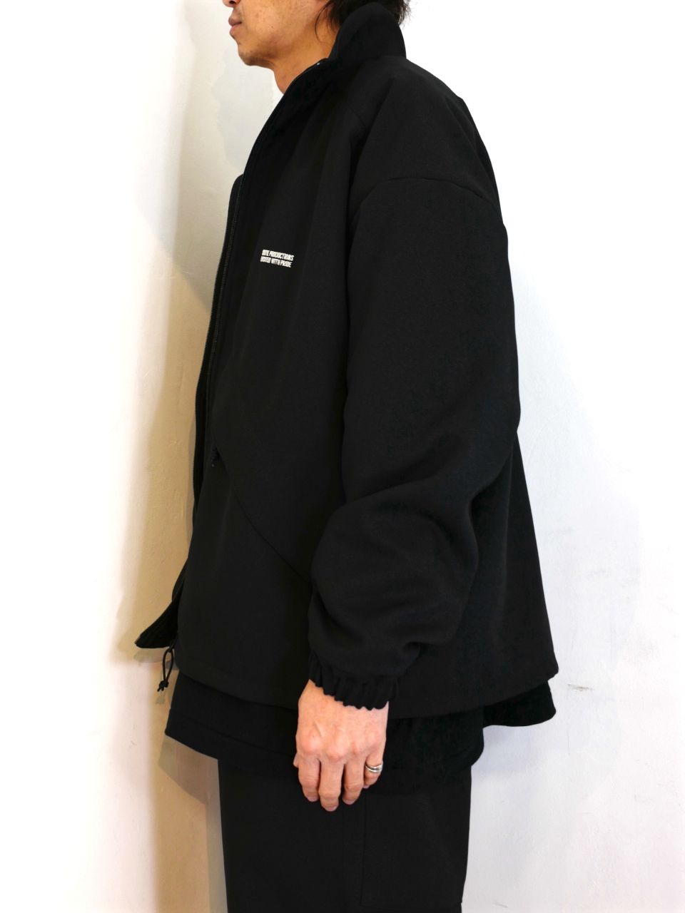 COOTIE PRODUCTIONS - Polyester OX Raza Track Jacket (BLACK 