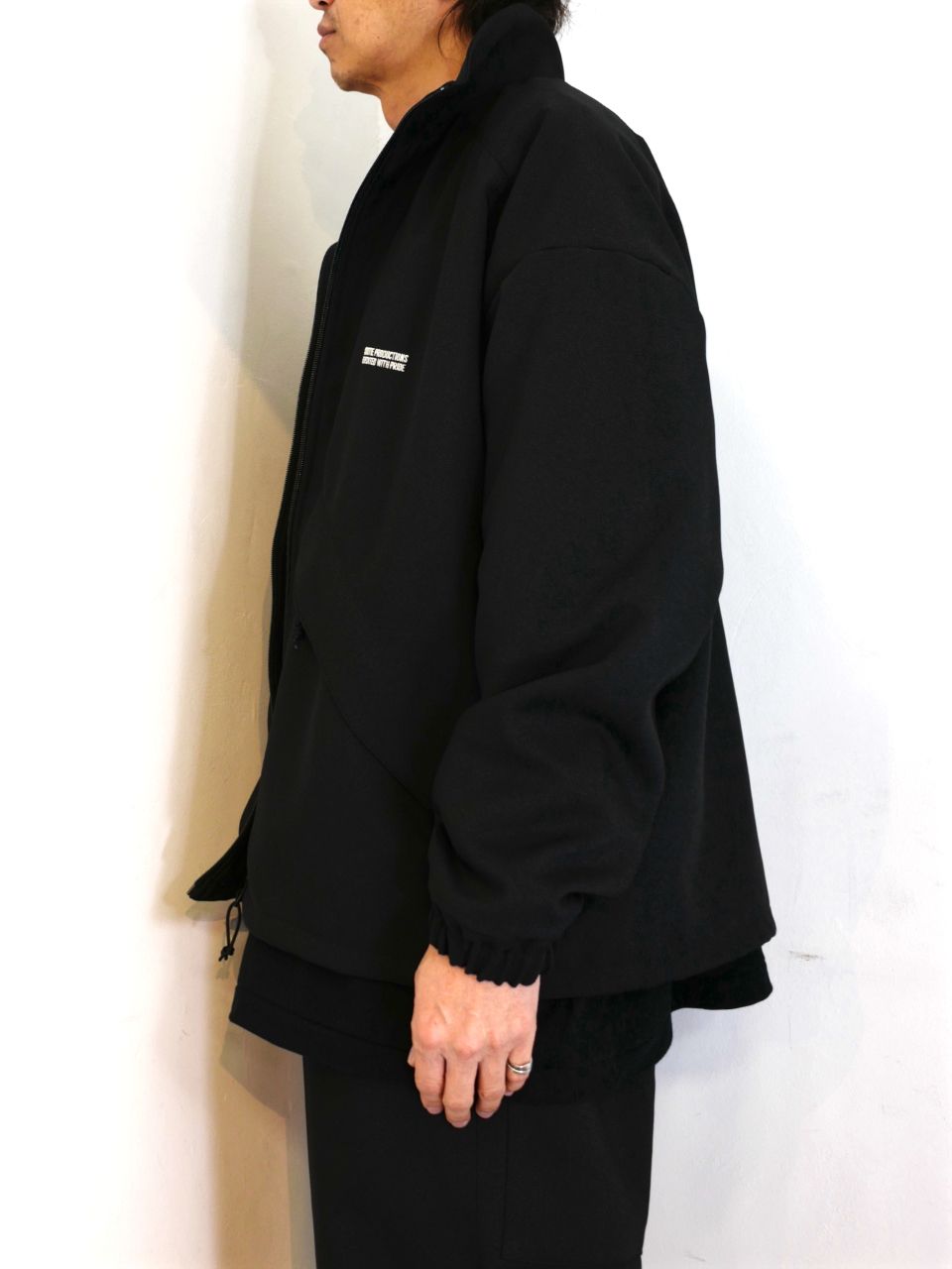 COOTIE PRODUCTIONS - Polyester OX Raza Track Jacket (BLACK