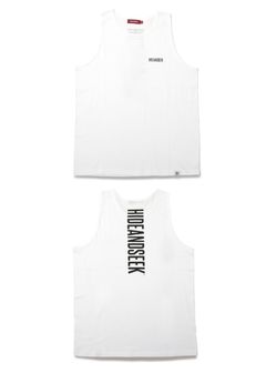 HAS Logo Tank Top (WHITE) / ロゴプリント タンクトップ