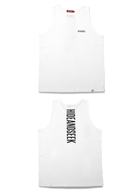 HAS Logo Tank Top (WHITE) / ロゴプリント タンクトップ