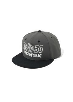 30 Baseball CAP (CHARCOAL GRAY) / 刺繍ロゴ ベースボールキャップ