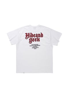 Pocket S/S Tee (WHITE) / ロゴ プリント ポケット Tee
