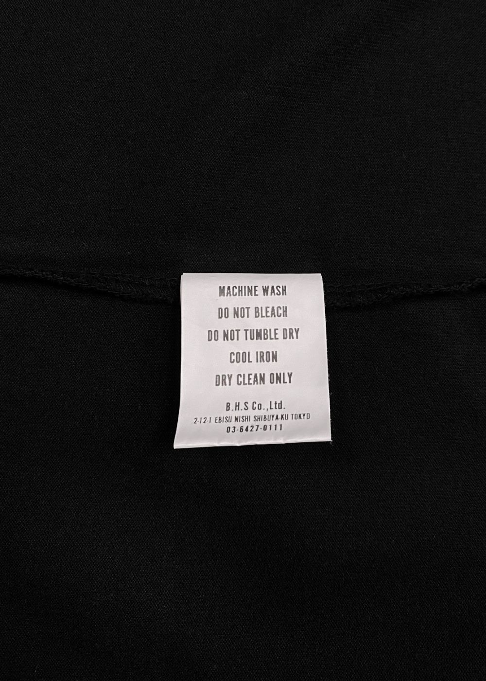 PACK TEE "BIG SILHOUETTE" (BLACK) / プリント ビッグシルエットポケットT