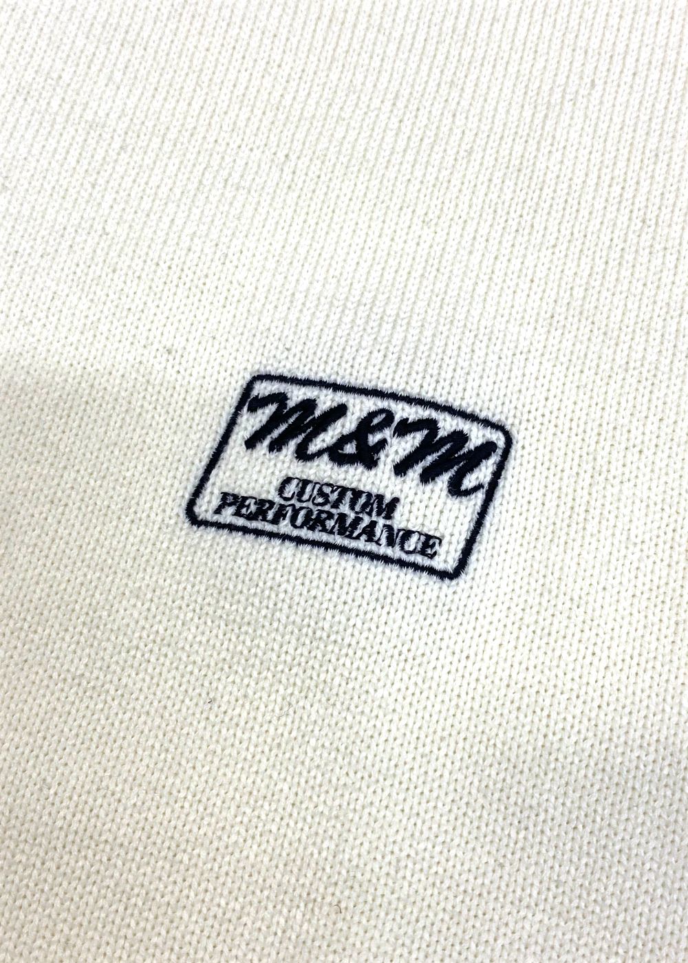 COTTON KNIT SWEATER (IVORY) / コットン ニット セーター