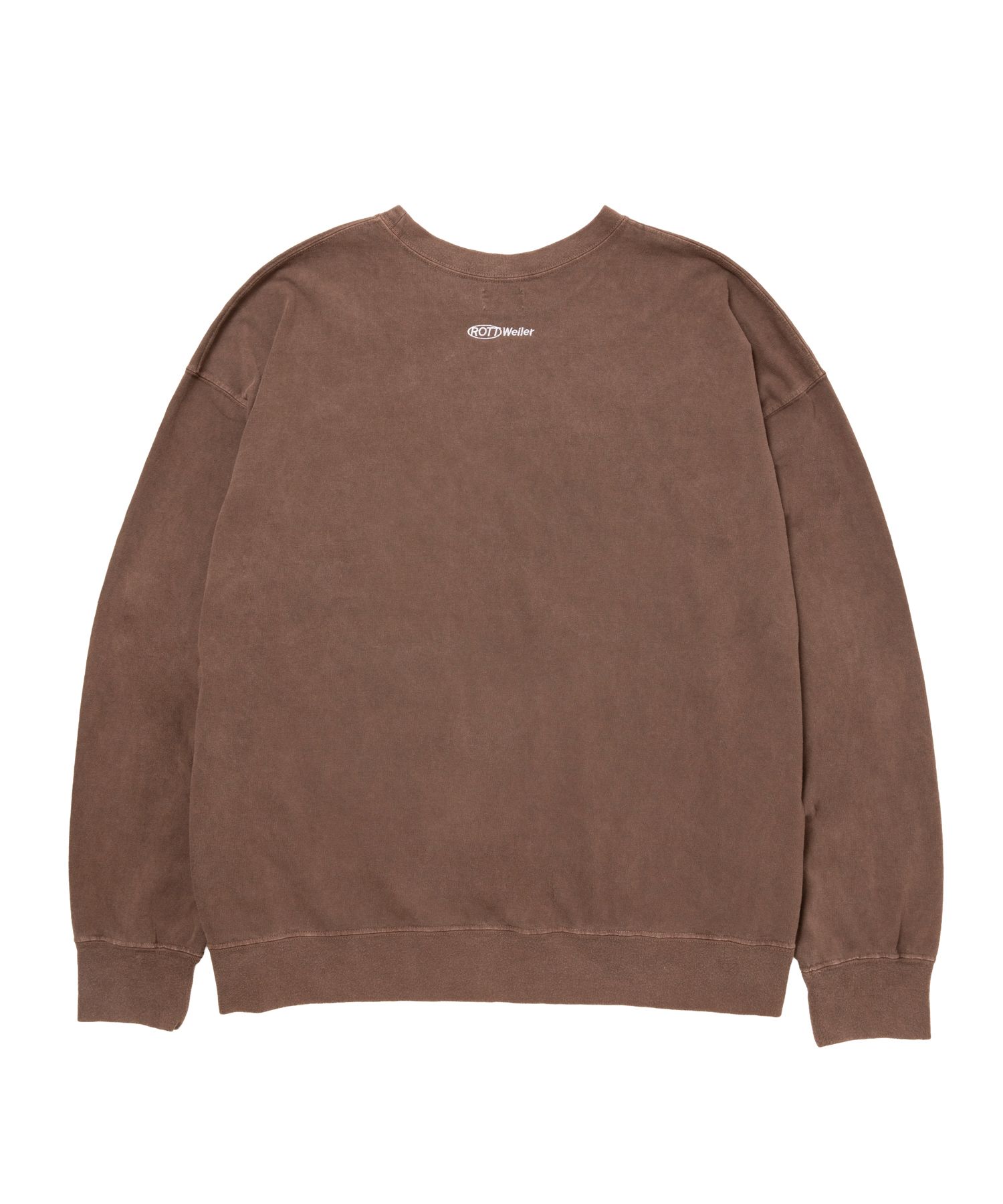 PIG RW SWEATER (BROWN) / オリジナル ピグメント スウェット