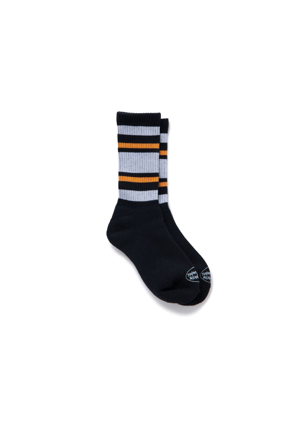 2 Pcs LINE SOCKS "LARRY" (BURGUNDY) / 2パック ラインソックス