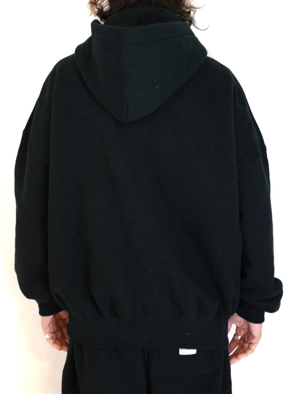 COOTIE クーティー パーカー サイズ:S 23SS カレッジロゴ オーバーダイ ヘビー スウェット パーカー Heavy Oz Sweat Hoodie ブラック 黒 トップス フーディー スウェットシャツ【メンズ】【美品】