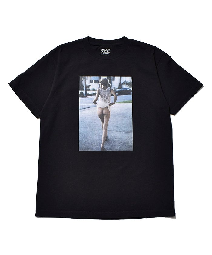 MINEDENIM - Davide Sorrenti×Stie-lo Jaime Flashing Bum T-SH (WHITE) /  ×ダヴィデ・ソレンティ×スティーロ コラボフォトT | LOOPHOLE