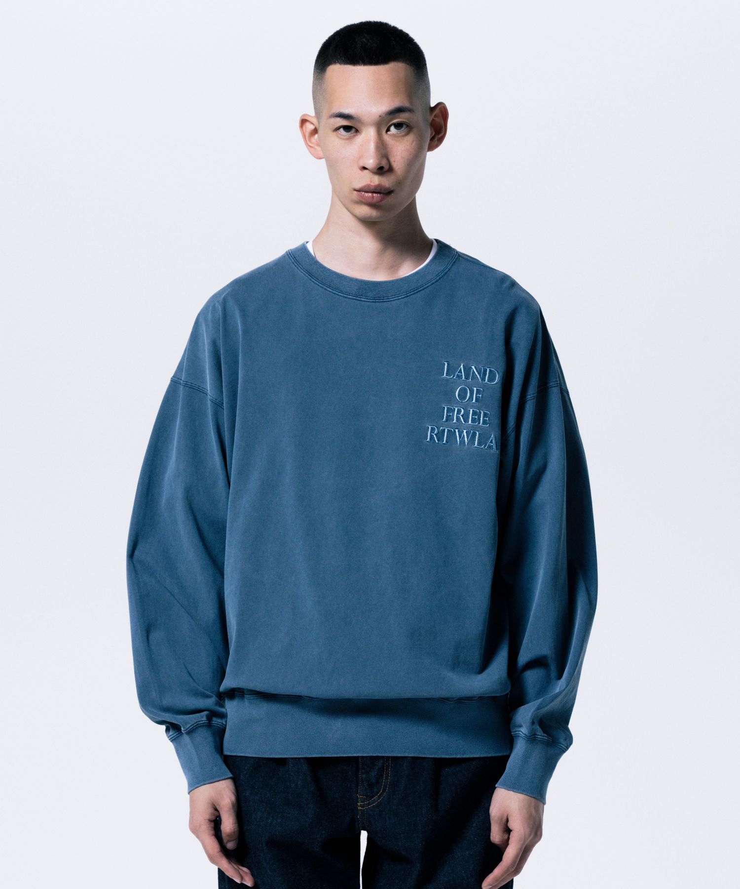 R9 LAND TRAINER (NAVY) /  オリジナル スウェット タイプ ロングスリーブ Tシャツ