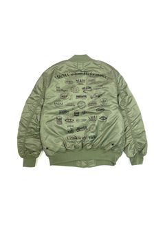MA-1 (OLIVE) / バックプリント MA-1