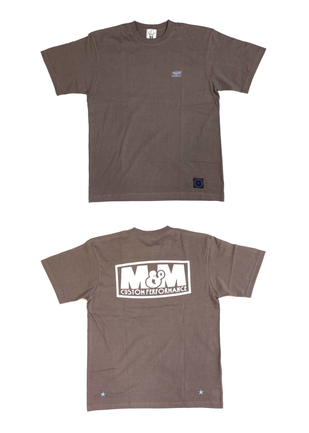 M&M CUSTOM PERFORMANCE - PRINT S/S TEE (CHARCOAL) / ロゴ バックプリントT | LOOPHOLE