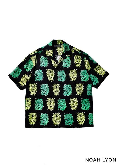 ×NOAH LYON S/S Open Collar SH (GPT) / ノア ライオン コラボ シャツ