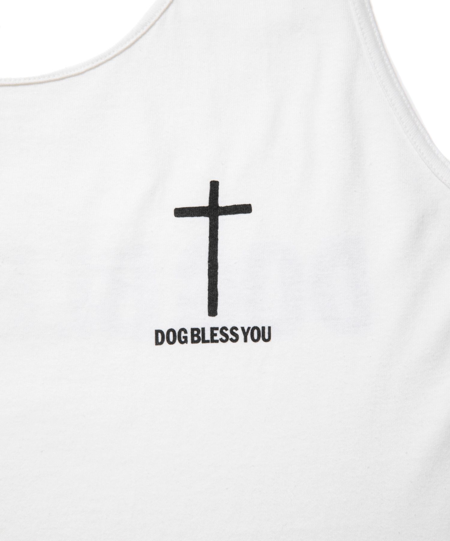 D.B TANKTOP (WHITE) / プリント タンクトップ