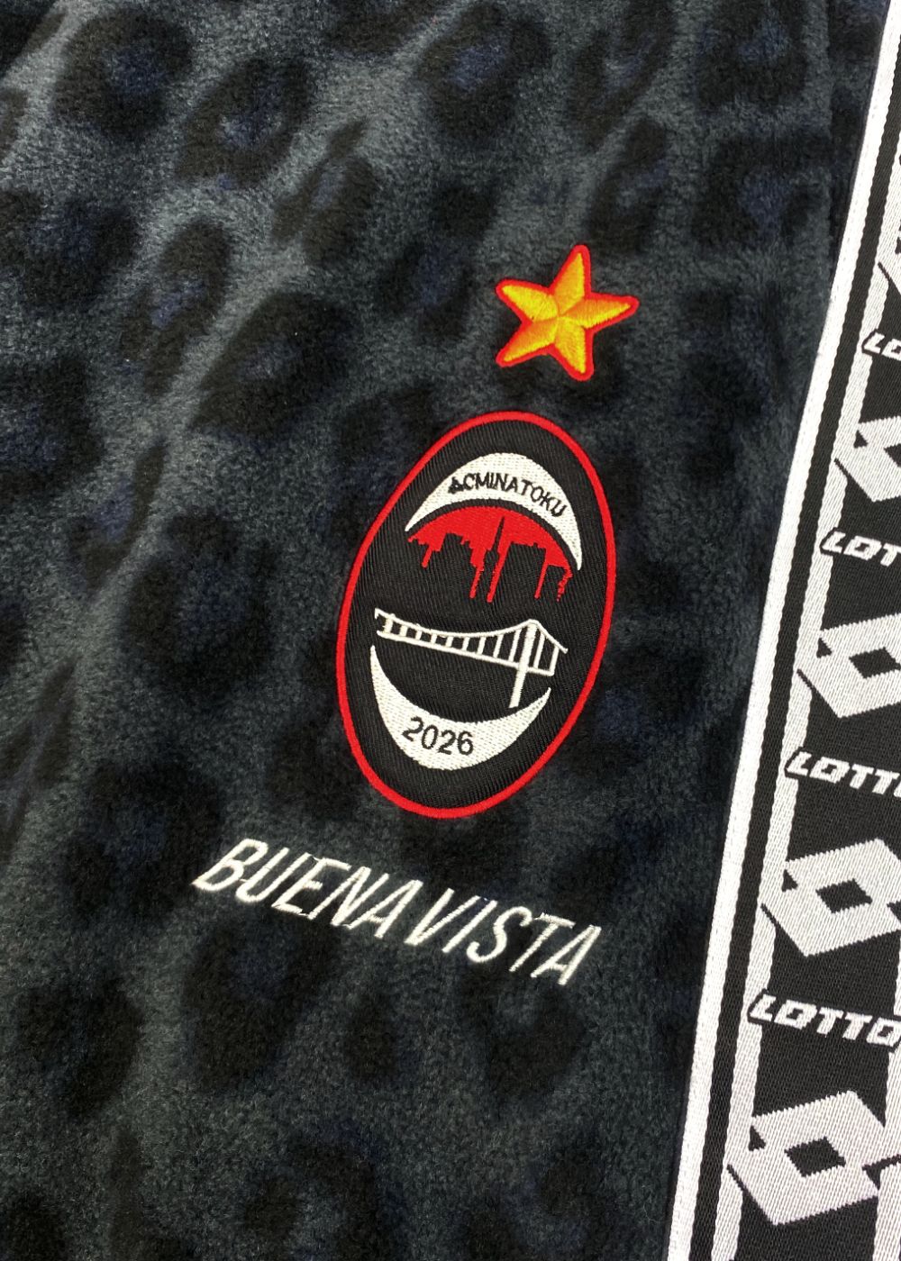 【LOTTO × BUENA VISTA】Boa fleece pants (GRAY) / ロット コラボ セットアップ フリース パンツ