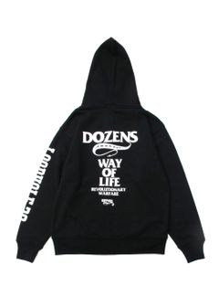 LOOPHOLE 20th ANNIVERSARY SWEAT ZIP HOODIE (BLACK) / ループホール20周年記念 スウェットジップパーカー