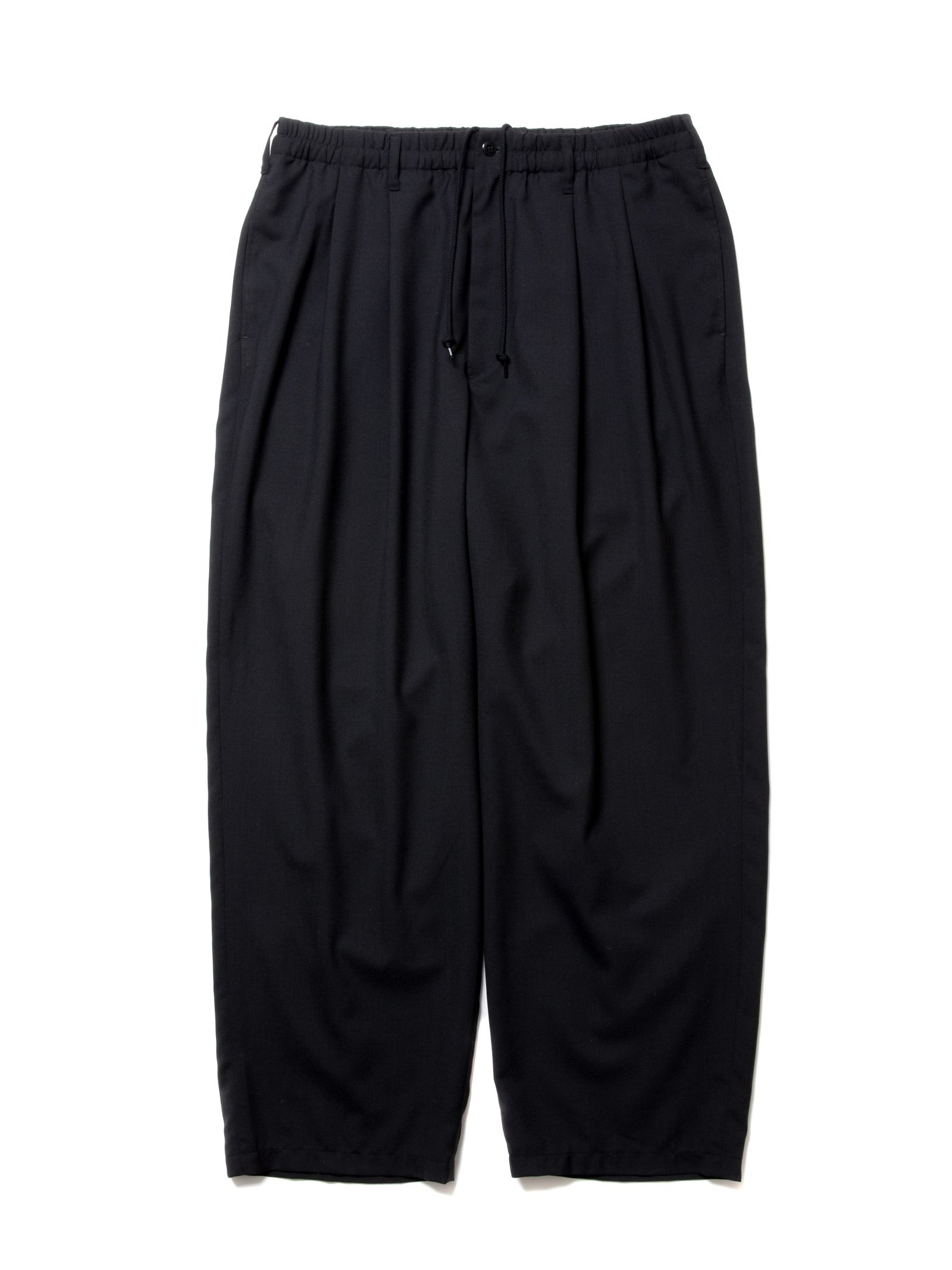 COOTIE PRODUCTIONS - 【ラスト1点】T/W 2 Tuck Easy Pants (BLACK 