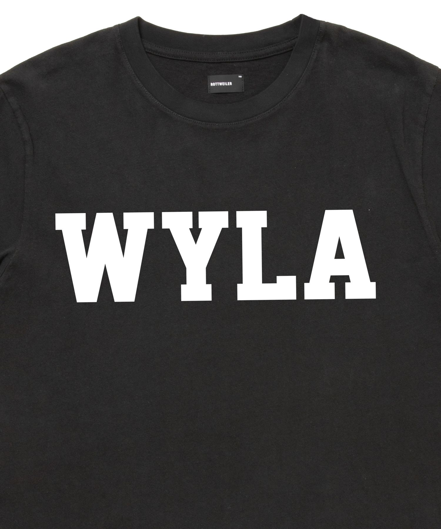 COLLEGE TEE (BLACK) / プリント Tシャツ
