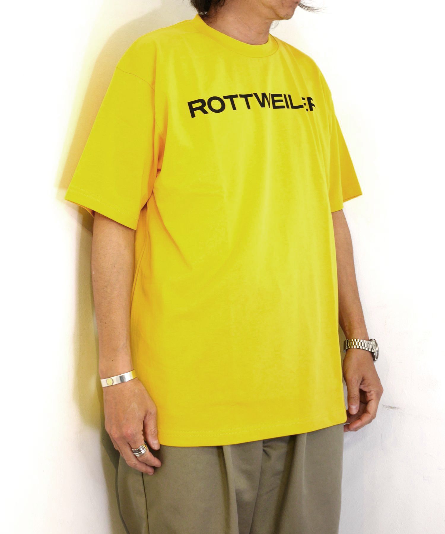 R9 LOGO TEE (YELLOW) /  オリジナル Tシャツ