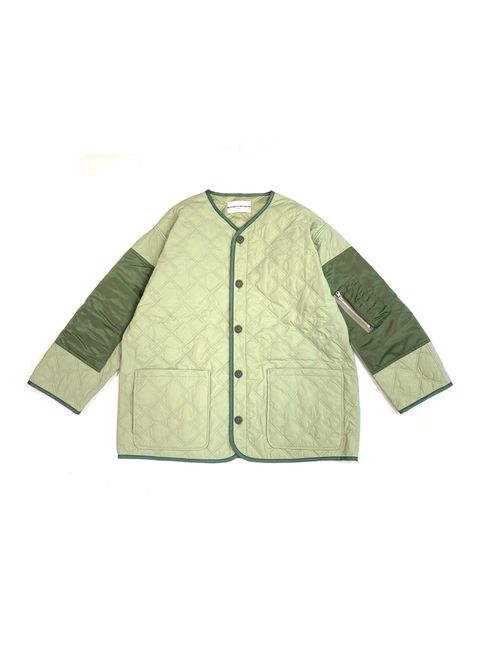 【ラスト1点】QUILTING JACKET (PISTACHIO) / キルティングライナー ジャケット