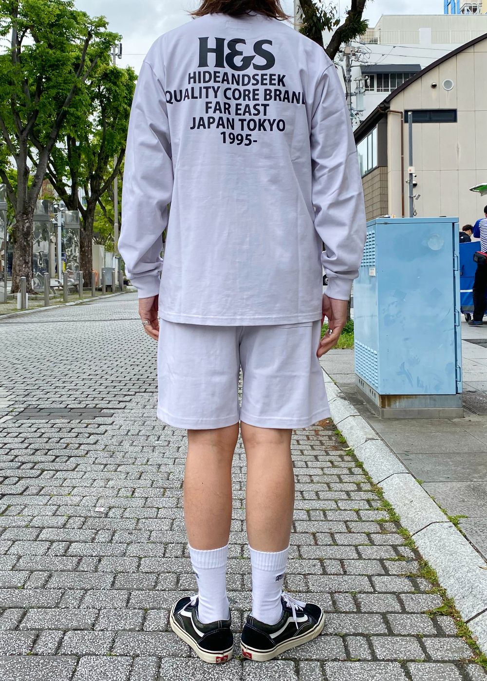 H&S Short (LIGHT GRAY) / ロゴ プリント イージーショーツ / セットアップ可能