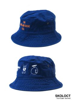 × SKOLOCT HAT (BLUE) / スコロクト コラボバケットハット