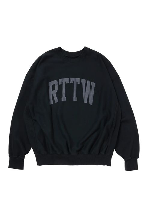 【ラスト1点】R9 RTTW SWEATER (BLACK) / オリジナル クルーネック スウェット