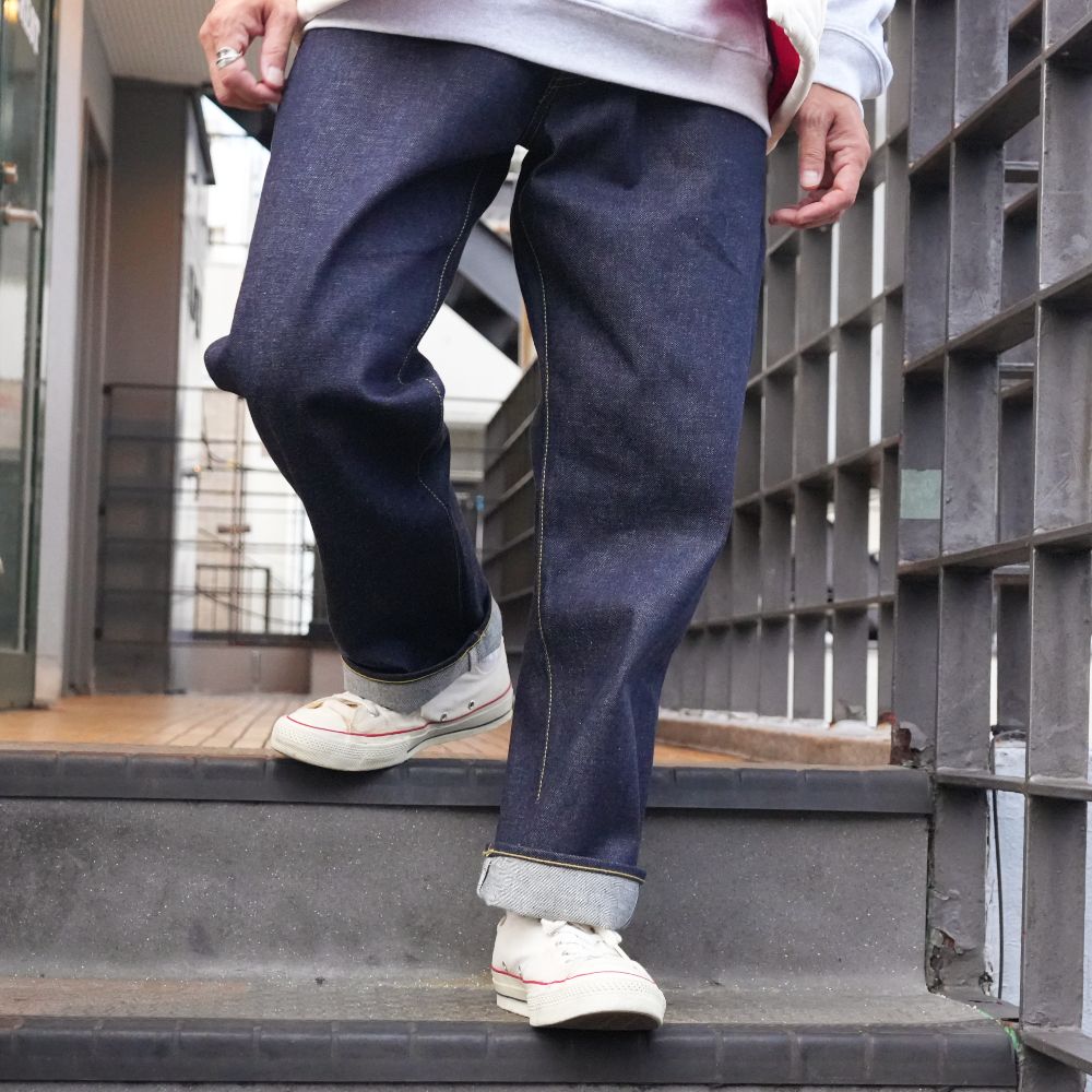 【ラスト1点】Ankle Length Straight 5pocket RGD (RGD) / アンクルレングス ストレート リジッドデニムパンツ / セットアップ可能