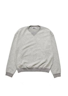 Wool Pile Crewneck Pullover (GRY) / ウール パイル スウェット