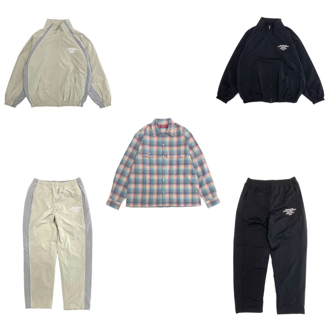 HIDE AND SEEK 新作販売告知 / スポーティーなセットアップ&春めいた