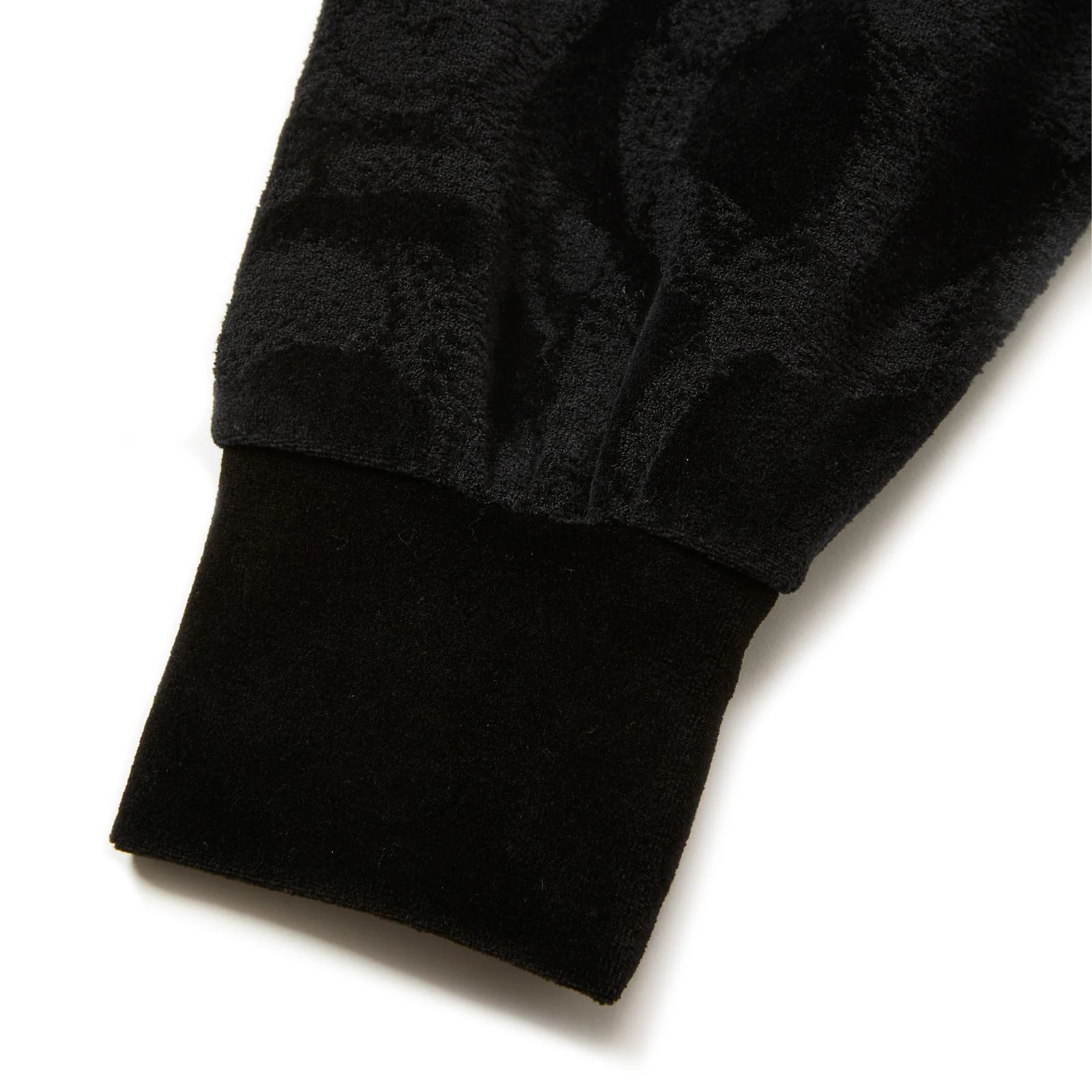 JQ VELOUR JACKET ＜SNAKE PATTERN＞ (BLACK) / ジャガード 総柄 ベロア ジャケット