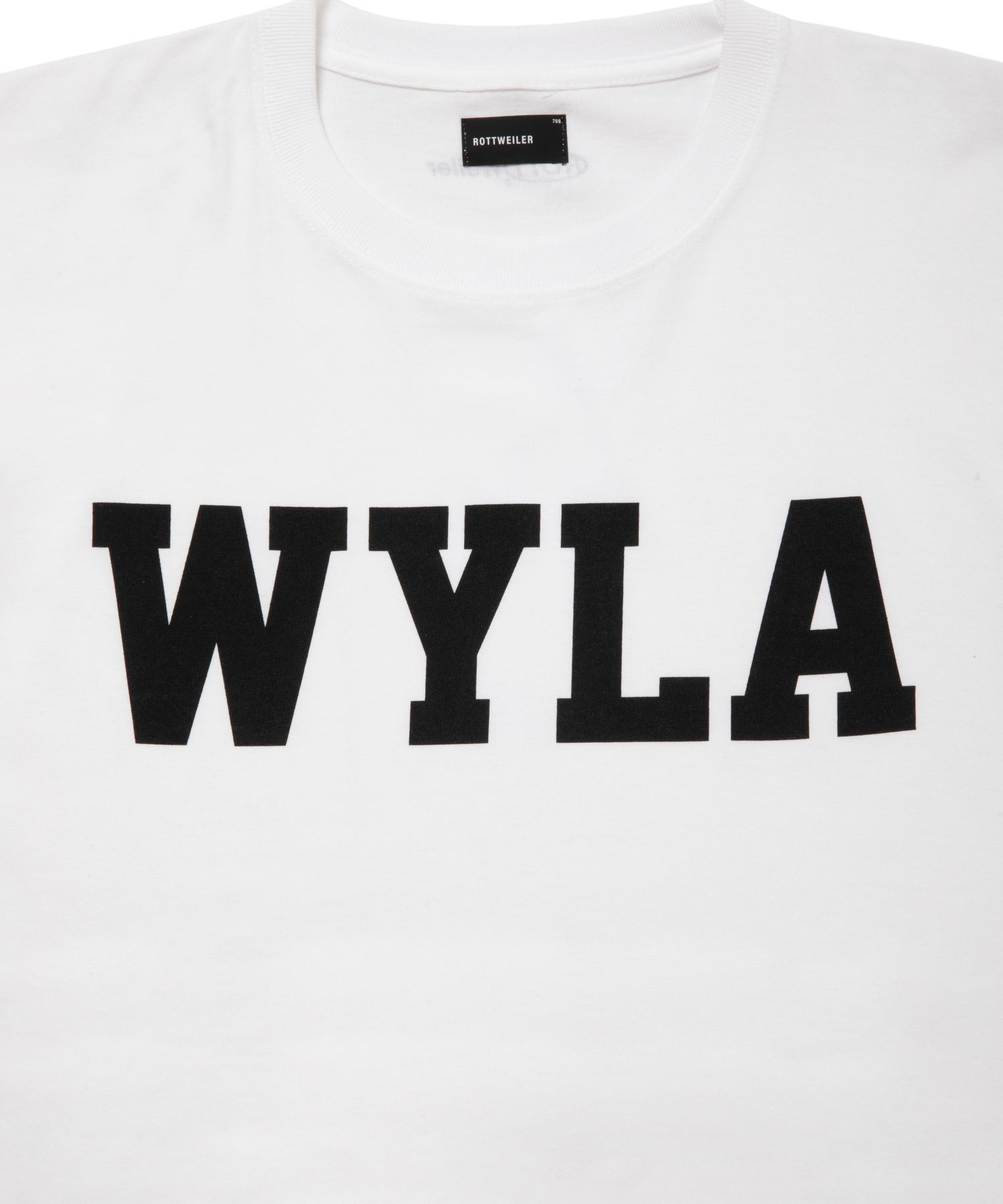 COLLEGE TEE (WHITE) / プリント Tシャツ