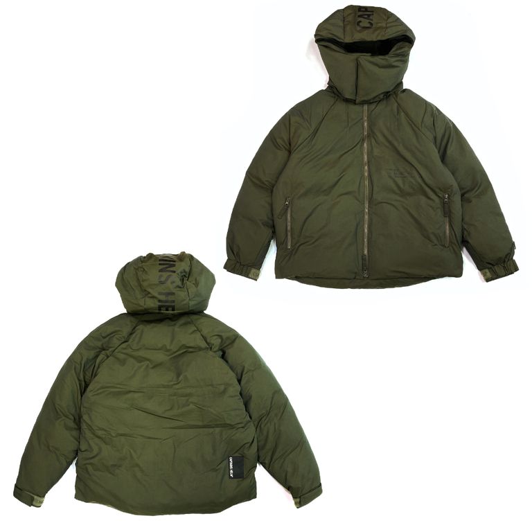 CAPTAINS HELM - DETACHABLE HOOD PADDED JKT (OLIVE DRAB 
