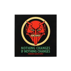 NOTHING DEVIL STICKER / ナッシングデビル ステッカー