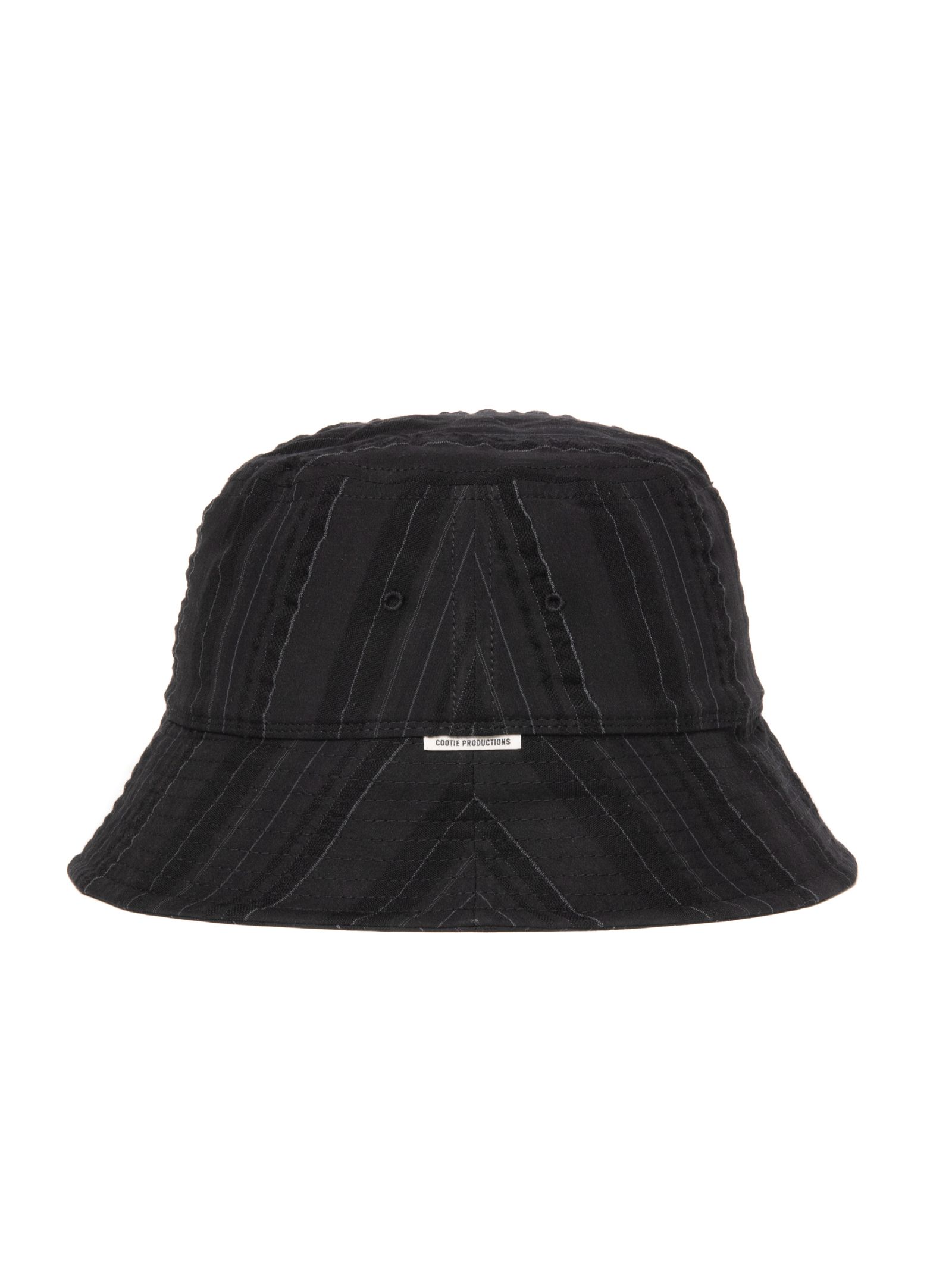COOTIE PRODUCTIONS - Stripe Sucker Cloth Bucket Hat (BLACK 